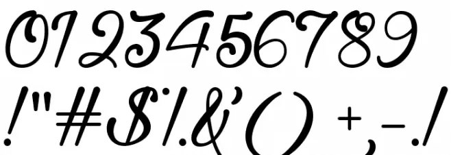 YouthandBeauty Font OTHER CHARS