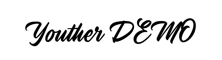YoutherDEMO  Frei Schriftart Herunterladen