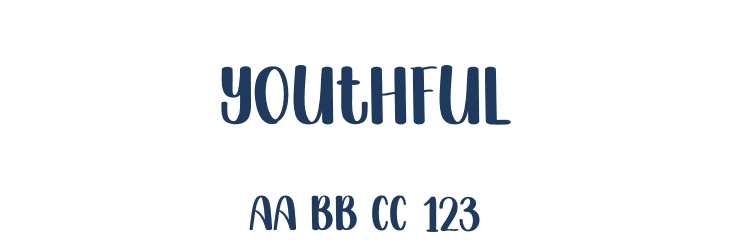 Youthful Font Preview