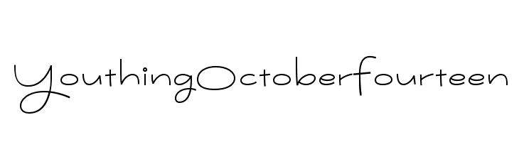Youthing October Fourteen  baixar fontes gratis