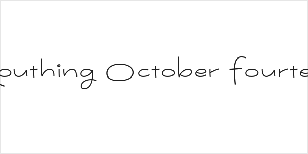 Youthing October Fourteen Logo