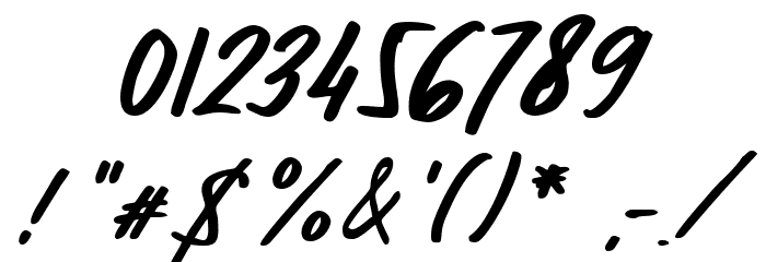 Youthink Font OTHER CHARS