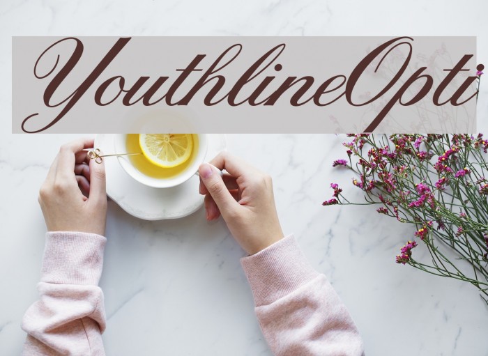 YouthlineOpti Font examples