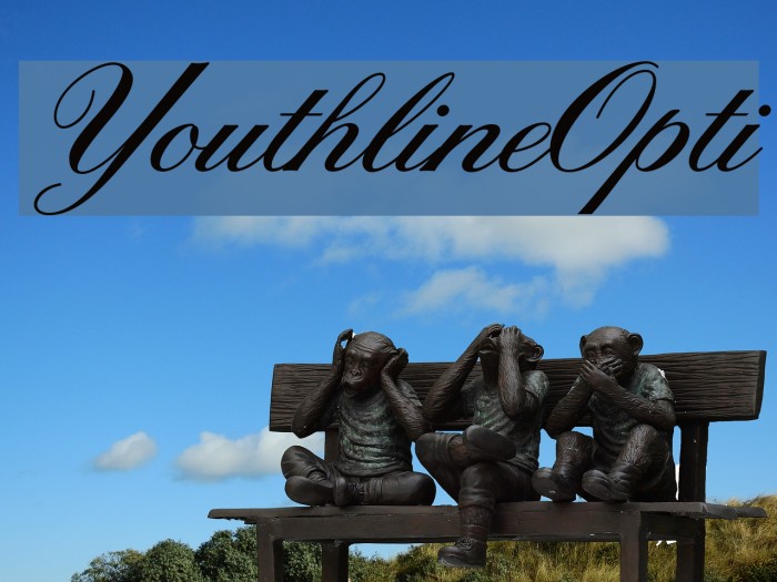 YouthlineOpti Font examples