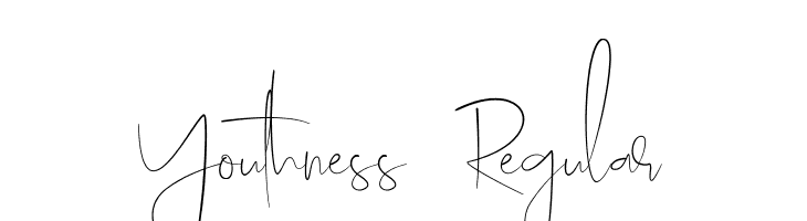 Youthness-Regular  Frei Schriftart Herunterladen