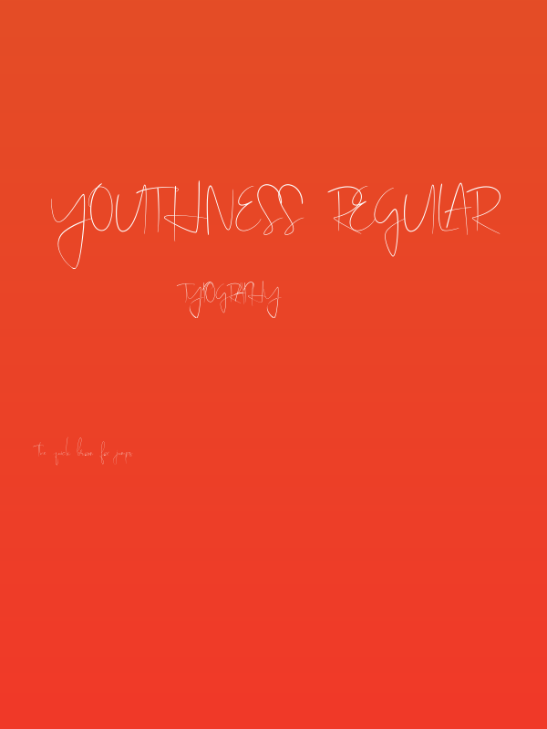 Youthness-Regular Poster