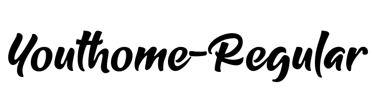 Youthome-Regular  Frei Schriftart Herunterladen
