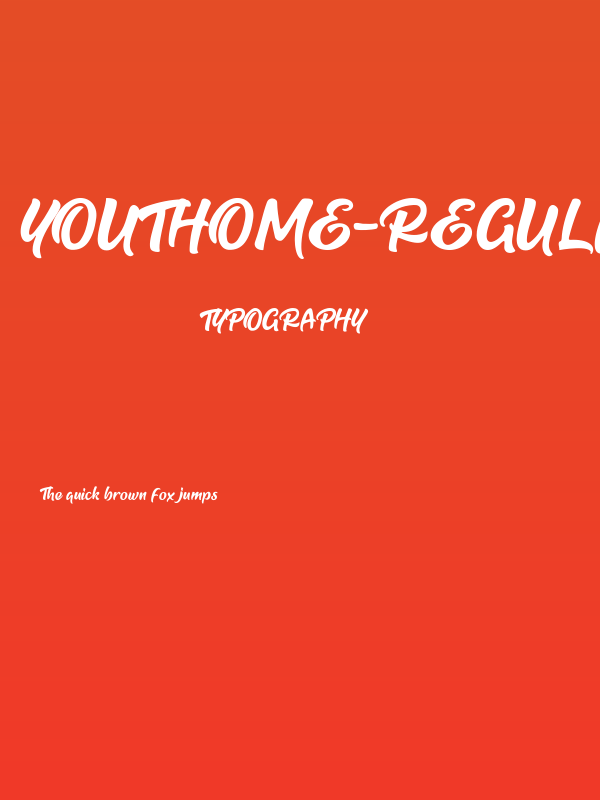Youthome-Regular Poster