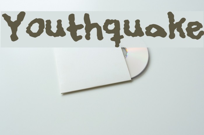 Youthquake Font examples