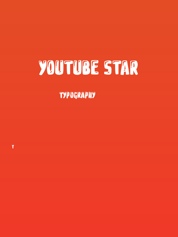 Youtube Star Poster