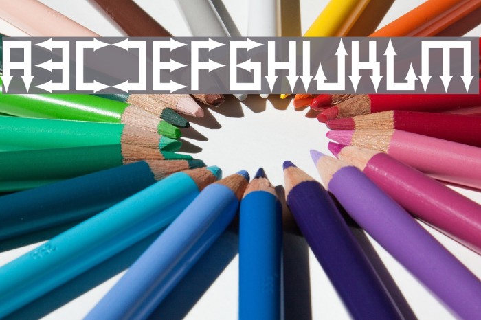 You've Gotta Point Font examples