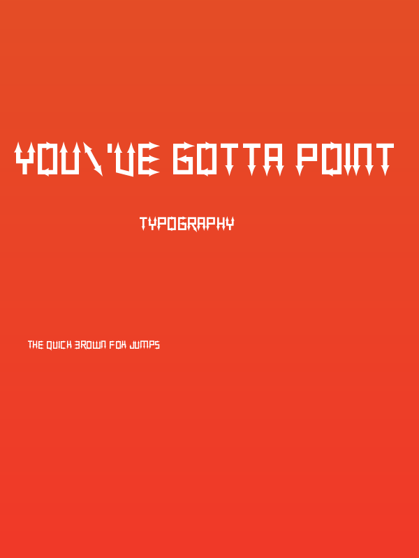 You've Gotta Point Poster