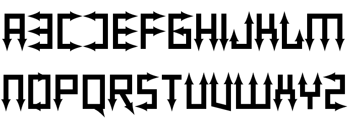 You've Gotta Point Font LOWERCASE