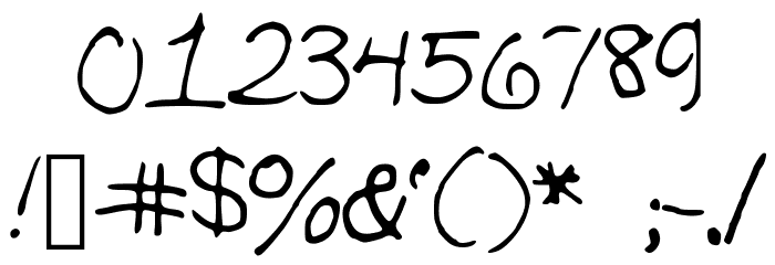 YouveBeenHazed Font OTHER CHARS