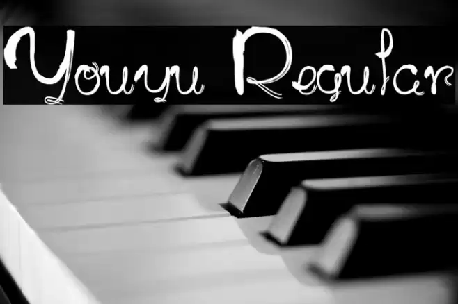 Youyu Regular フォント examples