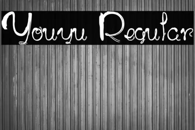 Youyu Regular フォント examples