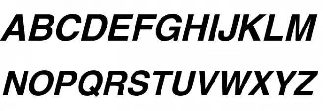 Yoxall Bold Italic फ़ॉन्ट अपरकेस
