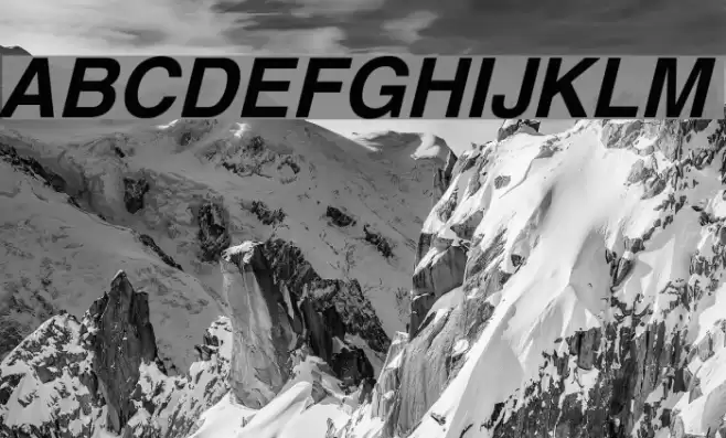 Yoxall Bold Italic Font examples