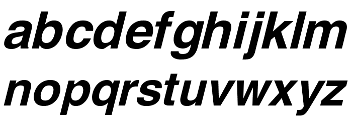 Yoxall Bold Italic Font LOWERCASE