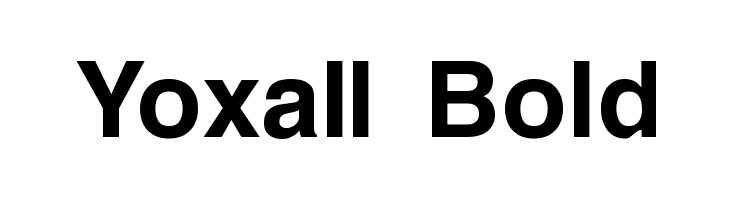 Yoxall Bold Font