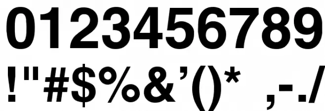 Yoxall Bold Font OTHER CHARS