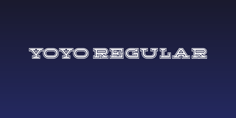Yoyo Regular Social Header