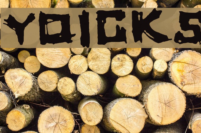 yoicks Font examples