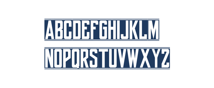 yorkwhiteletter Lowercase