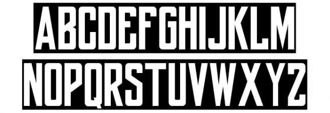 yorkwhiteletter 字体 大写