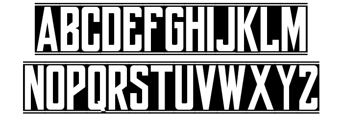 yorkwhiteletter Font LOWERCASE