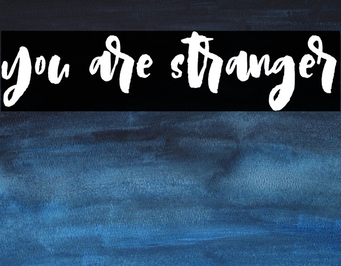 you are stranger Example 3