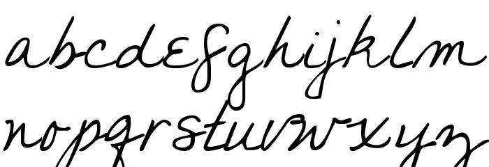 you found me Font LOWERCASE
