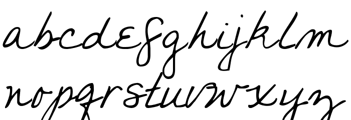 you found me Font LOWERCASE