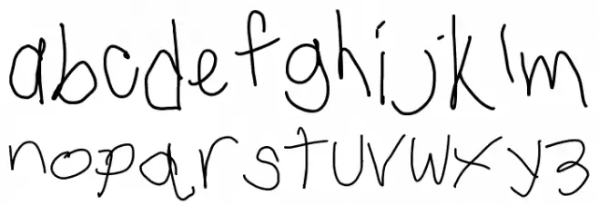 you idiot Schriftart Kleinbuchstaben