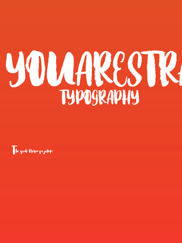 youarestranger Poster