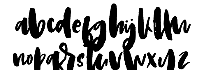 youarestranger Font LOWERCASE