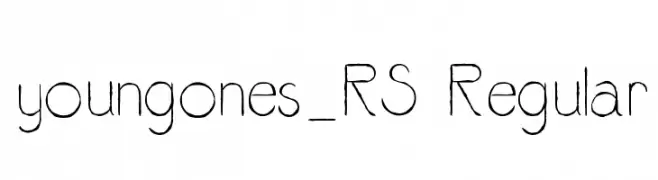 youngones_RS Regular  baixar fontes gratis