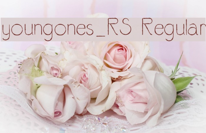 youngones_RS Regular Font examples