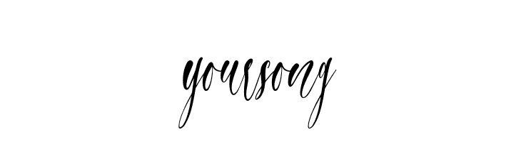 yoursong  Descarca Fonturi Gratis