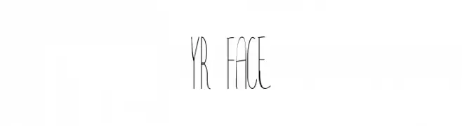 YR FACE  Descarca Fonturi Gratis