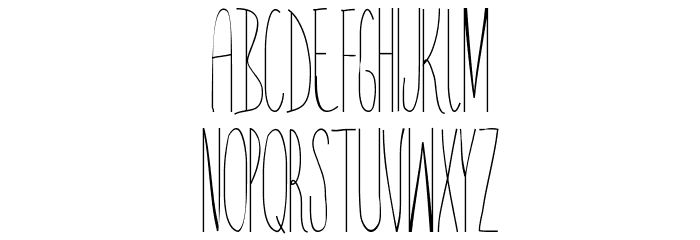 YR FACE Font LOWERCASE