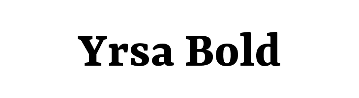 Yrsa Bold Font