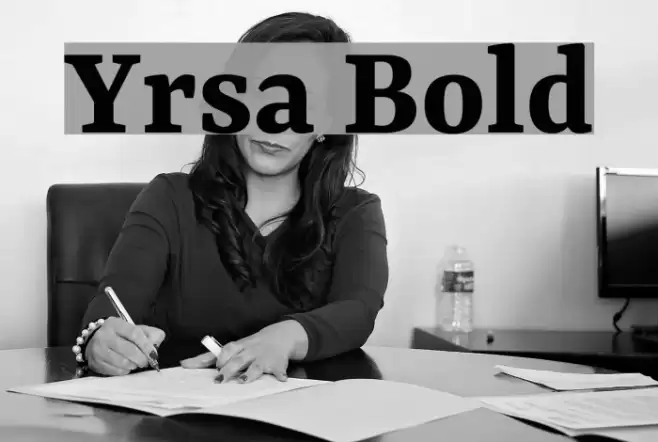 Yrsa Bold examples