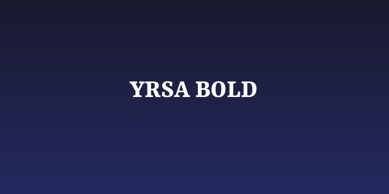 Yrsa Bold Social Header