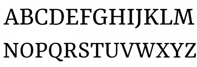 Yrsa Regular Font Litere mari