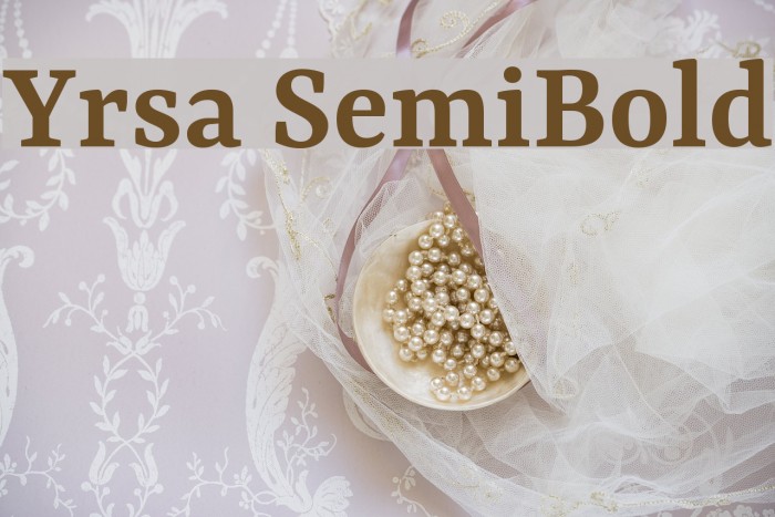 Yrsa SemiBold Font examples