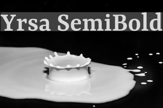 Yrsa SemiBold examples
