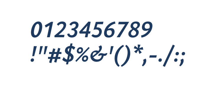 Ysabeau Office Bold Italic Other Characters