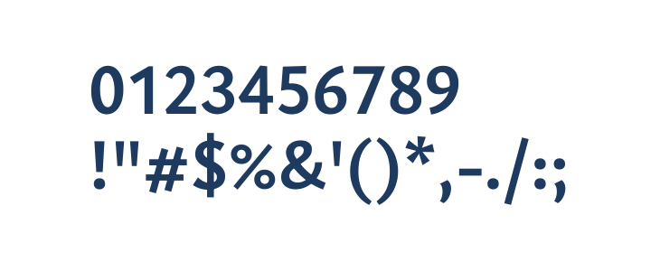 Ysabeau Office Bold Other Characters
