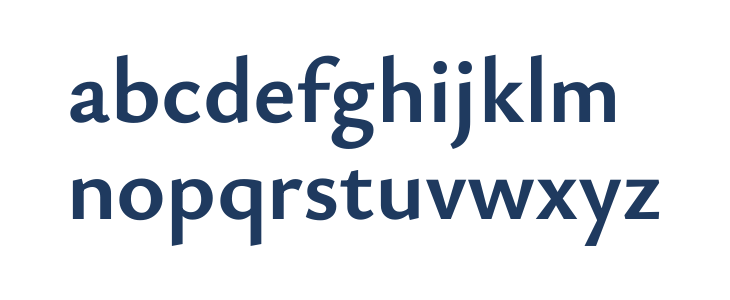 Ysabeau Office Bold Lowercase